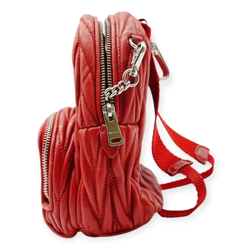 Miu Miu Mini Backpack - '10s MultiColor Leather Good - Inside View