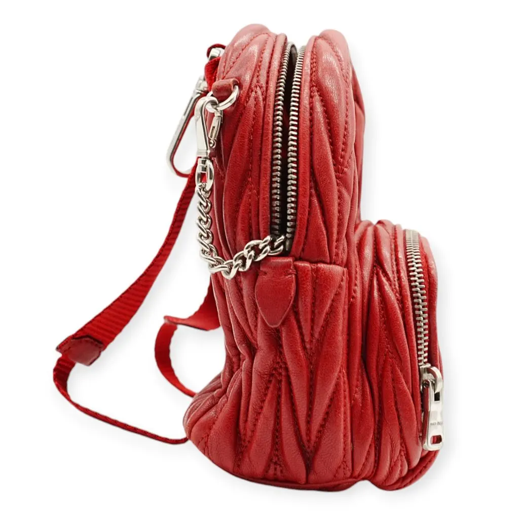 Miu Miu Mini Backpack - '10s MultiColor Leather Good - Model View