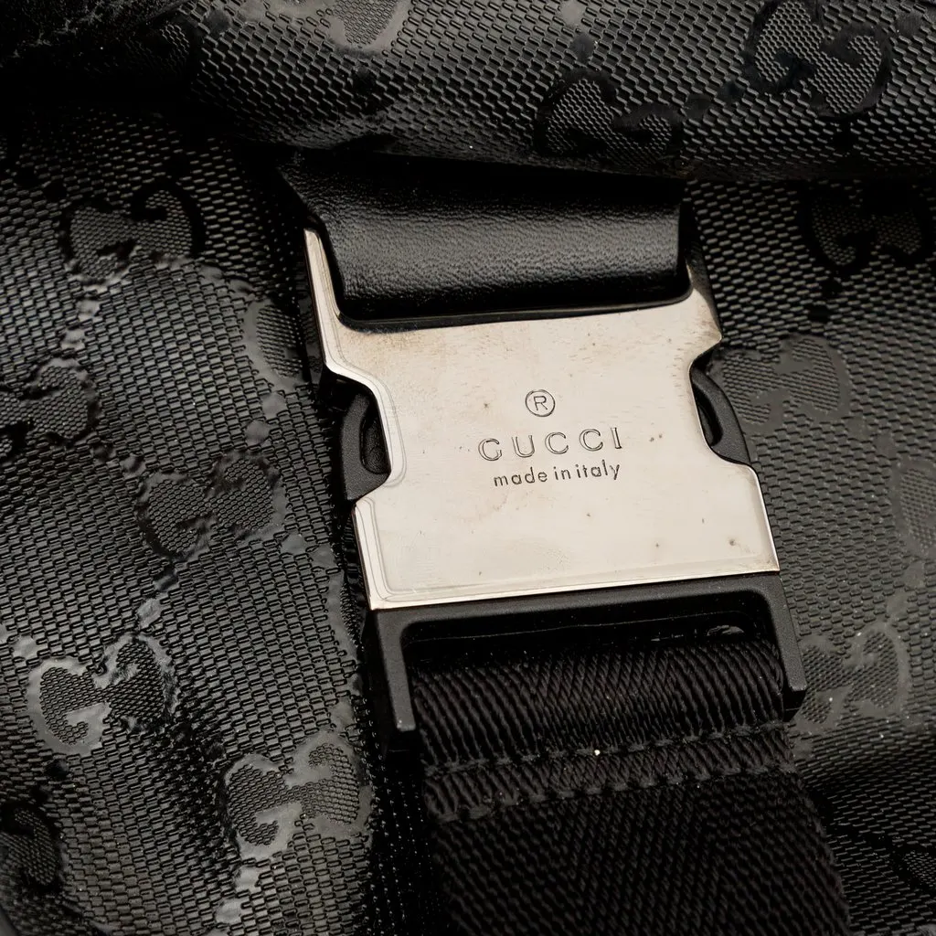 Gucci GG Imprime Messenger Bag - '10s Silver Canvas Good - Box View