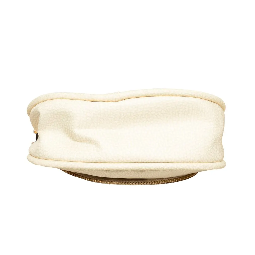 Unsigned Borbonese Chamomile Shoulder Bag - '10s White Polyamide Good - Box View