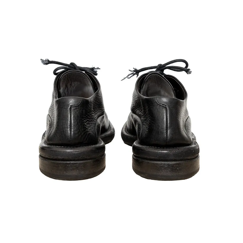 Unsigned Marsèll Gommello Derby Shoes - '10s Black Lace Good - Box View