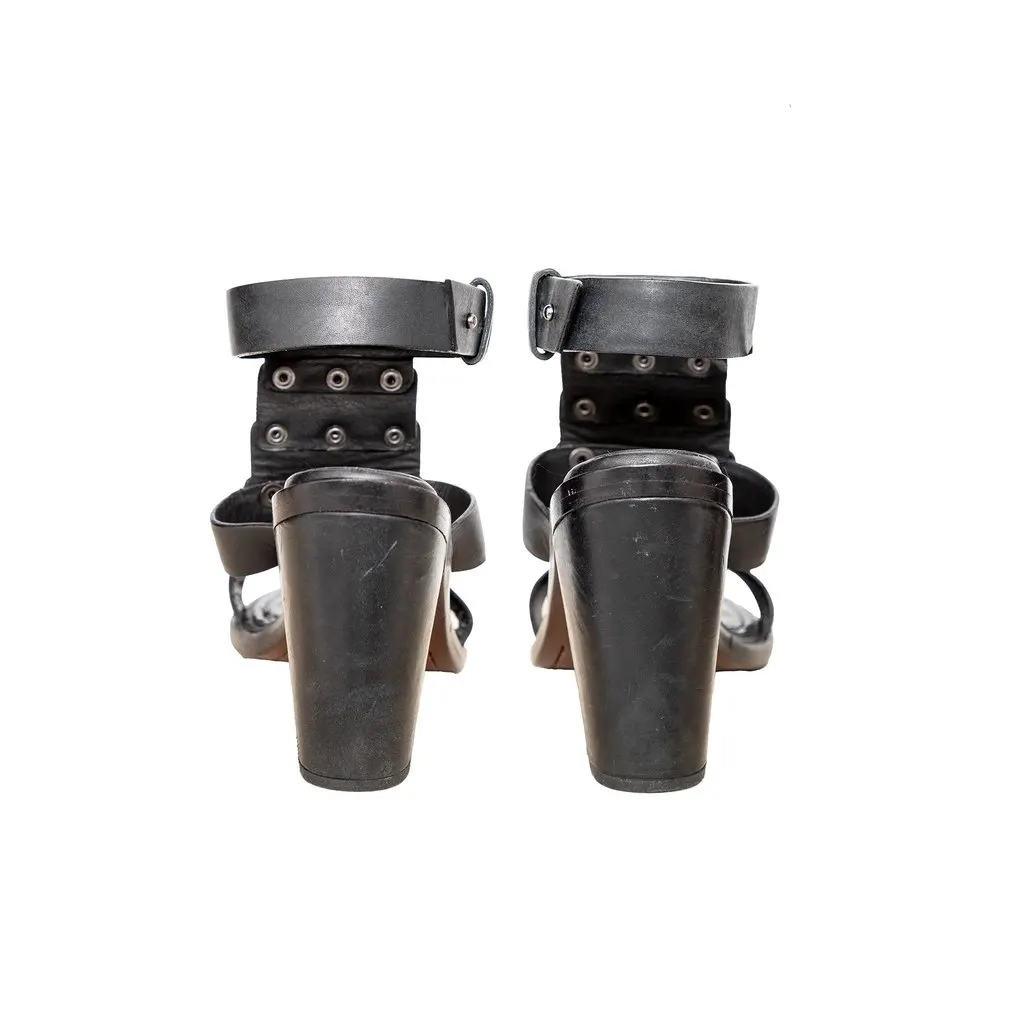 Unsigned Rag & Bone Deane T-strap Sandal - '10s Black Leather Good - Inside View