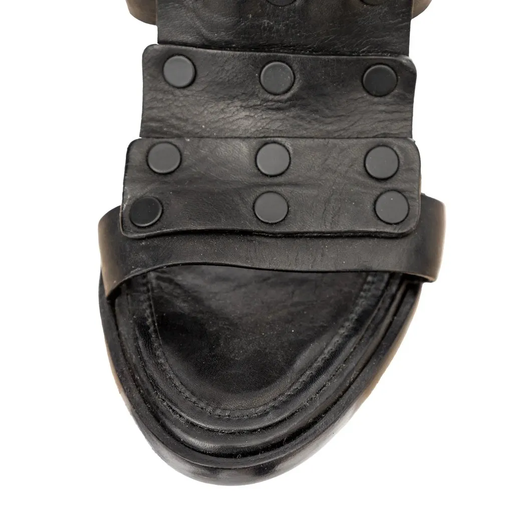 Unsigned Rag & Bone Deane T-strap Sandal - '10s Black Leather Good - Box View