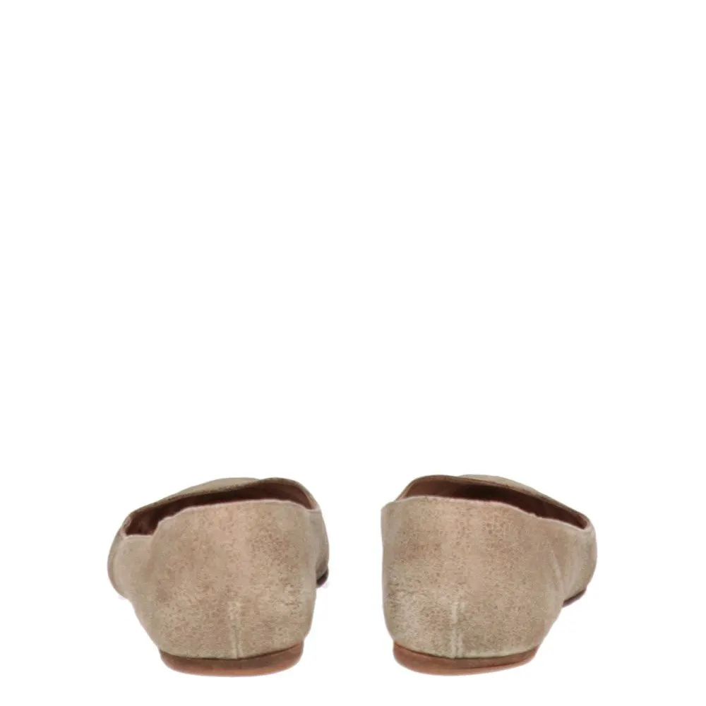 Hermès Beige Suede Ballet Flats - 2000s Beige Suede Good - Box View