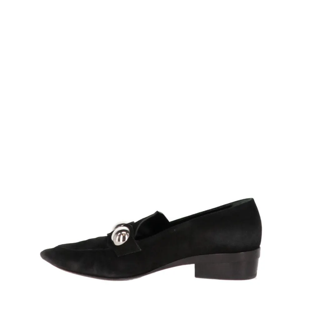 Hermès Black Suede Loafers - 2000s Black Suede Good - Inside View