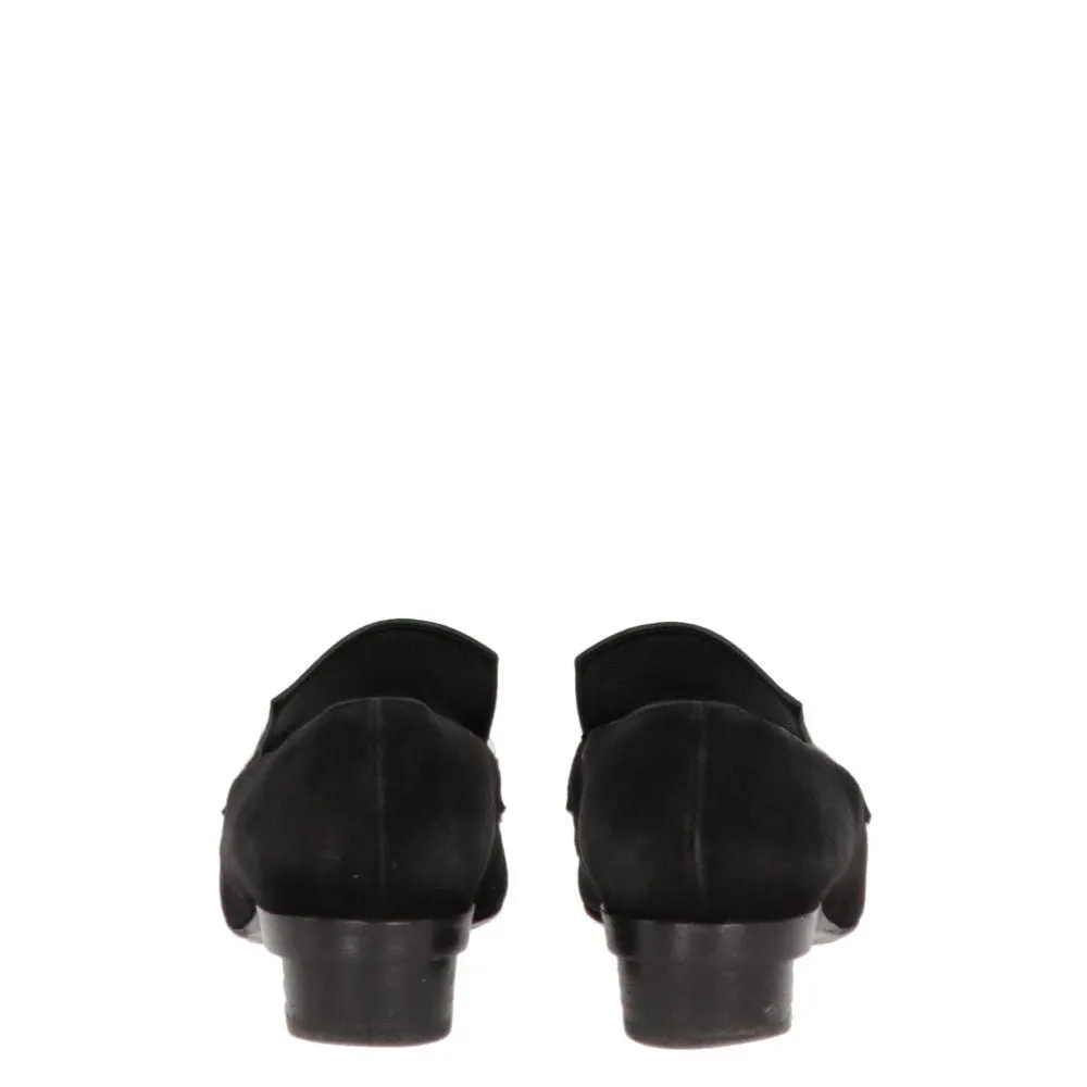 Hermès Black Suede Loafers - 2000s Black Suede Good - Box View