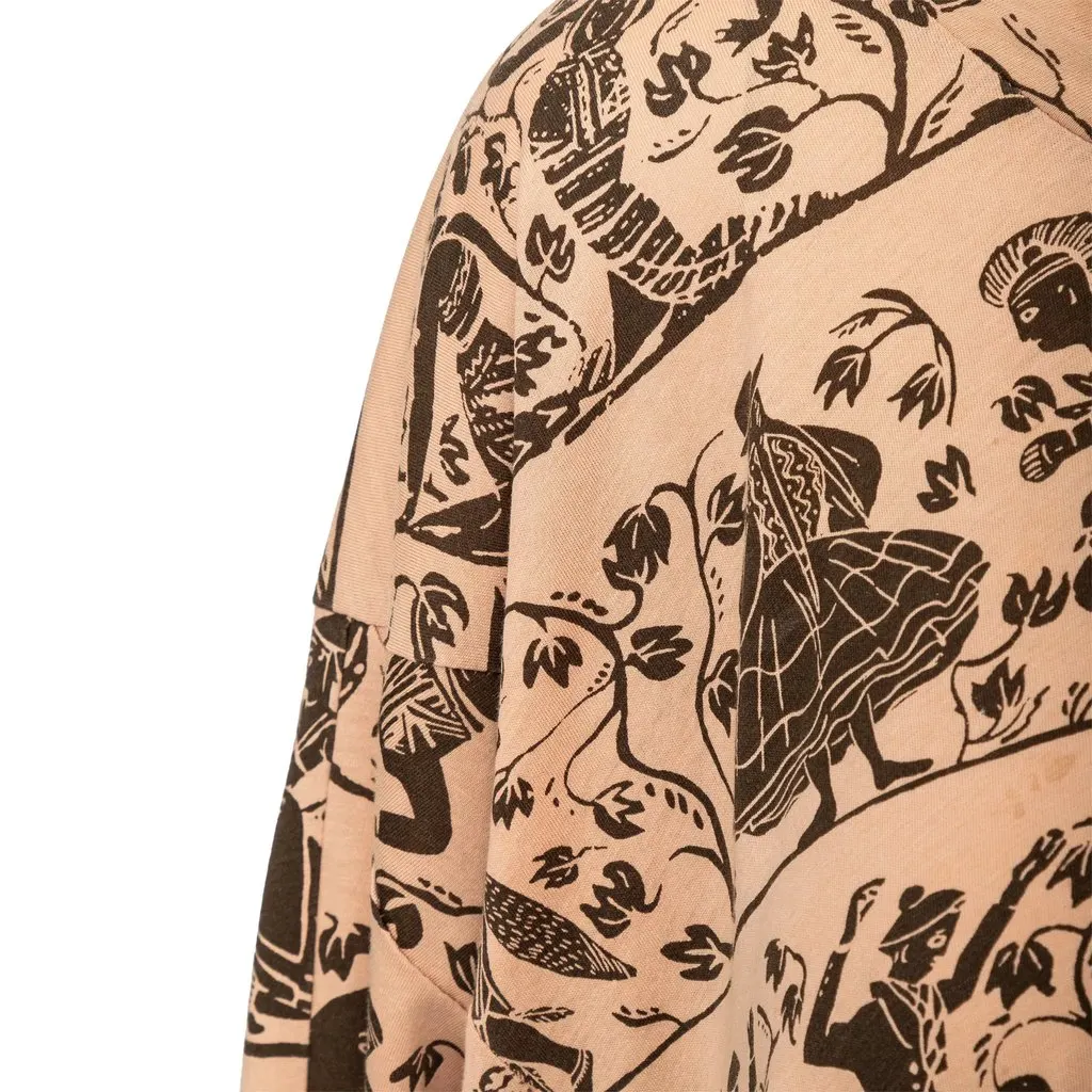 Vivienne Westwood Tribal Print Long Dress - '10s Brown Good - Box View