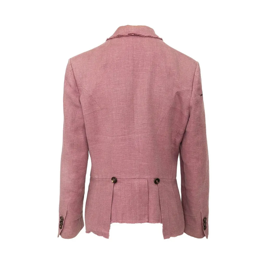 Vivienne Westwood Coat - '10s Pink Canvas Good - Inside View