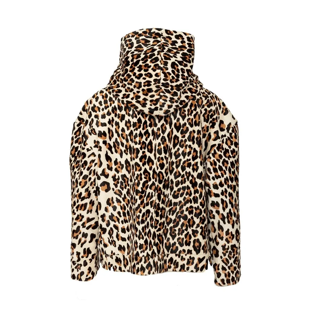 Marni Leopard Print Jacket - '10s MultiColor Cotton Good - Inside View