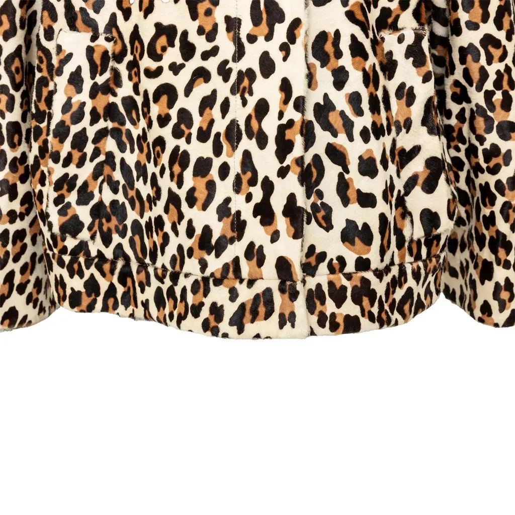 Marni Leopard Print Jacket - '10s MultiColor Cotton Good - Box View