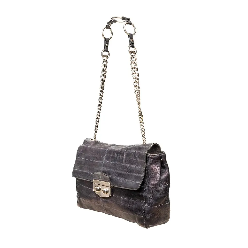 Yves Saint Laurent Sac Le Sixieme Bag - '00s Black Leather Good - Back View