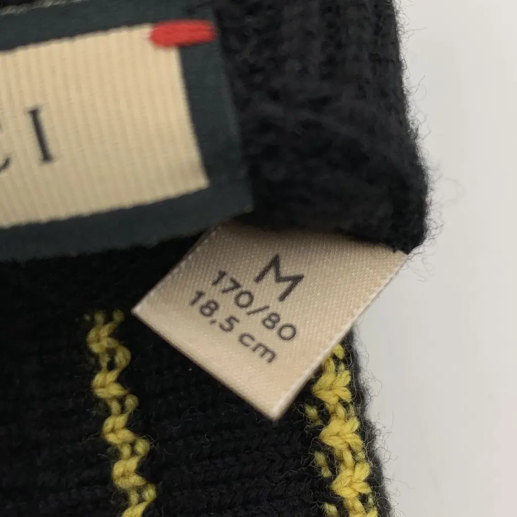 Gucci Accessory Black Wool Never worn - Box View