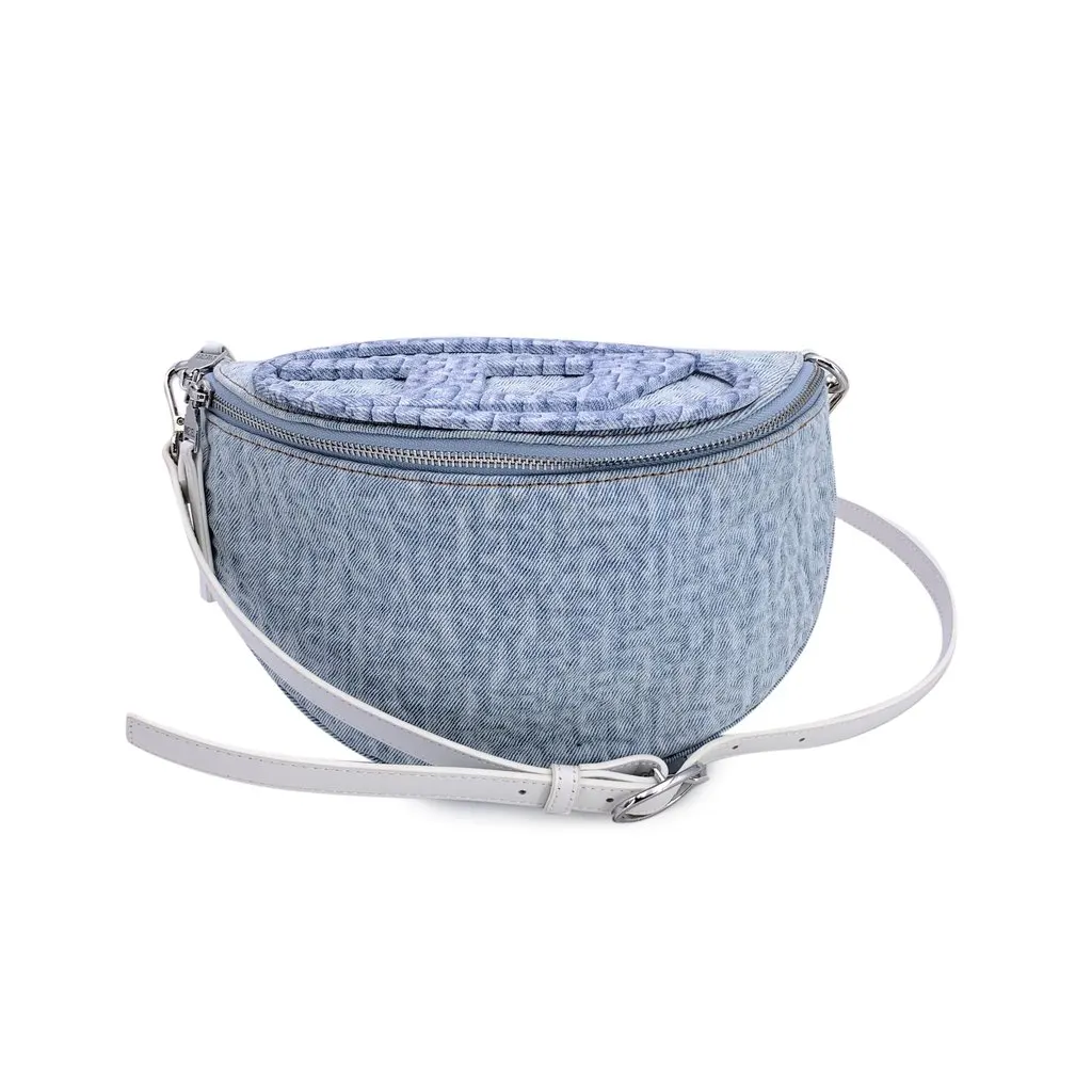 Diesel Crossbody Bag White Denim Good - Inside View
