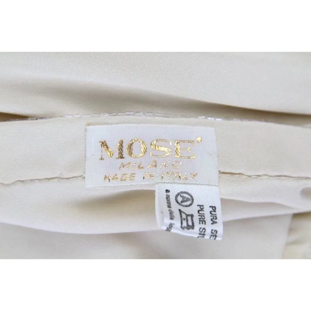 Unsigned White Silk Dress - '70s White Silk Good - Box View
