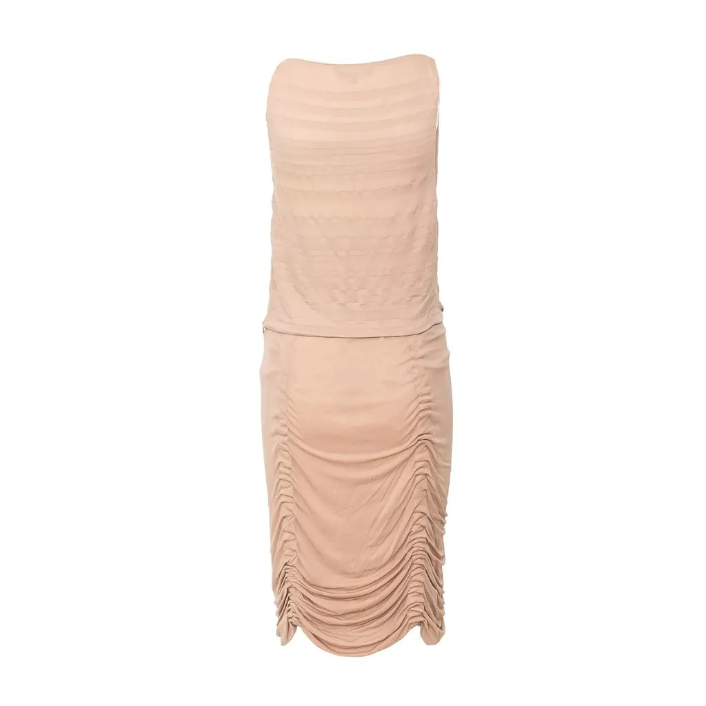 Gucci Ruched Top & Skirt Set - '90s Pink Good - Inside View