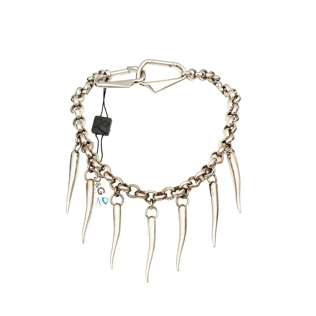 Dolce & Gabbana Fangs Necklace Set - '10s Red Lace Good - Inside View