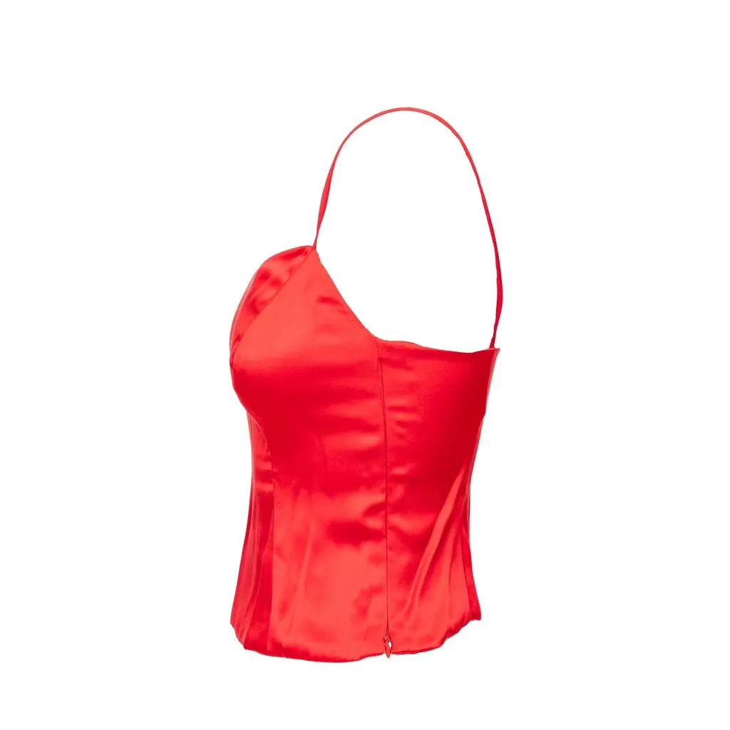 Unsigned Blazer with Camisole - '90s Red Wool Good - Box View