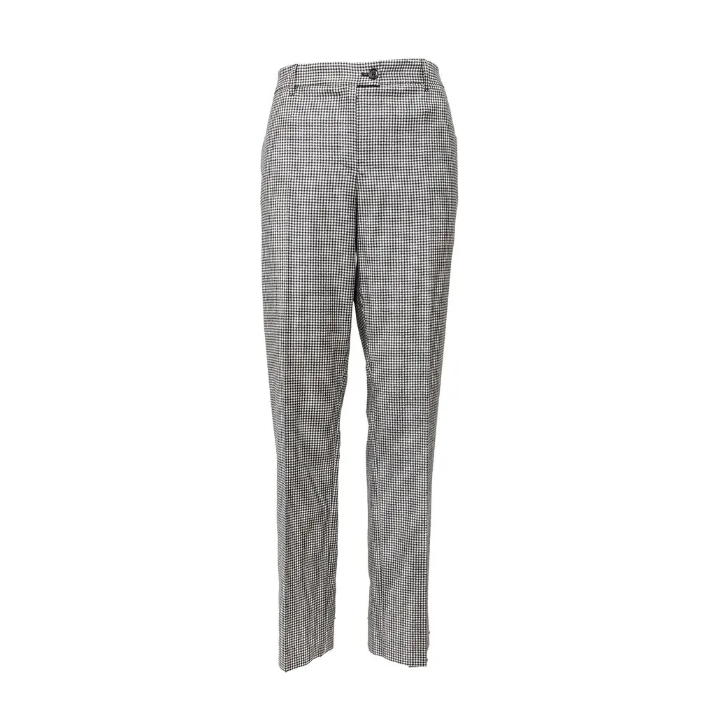 Moschino Cheap and Chic Plaid Trousers - '00s Red Good - Front View