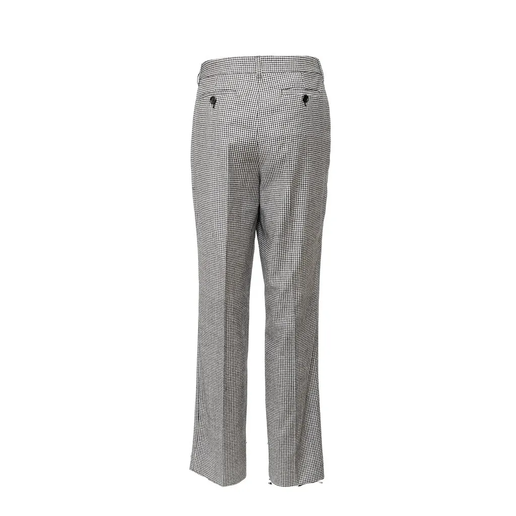 Moschino Cheap and Chic Plaid Trousers - '00s Red Good - Back View