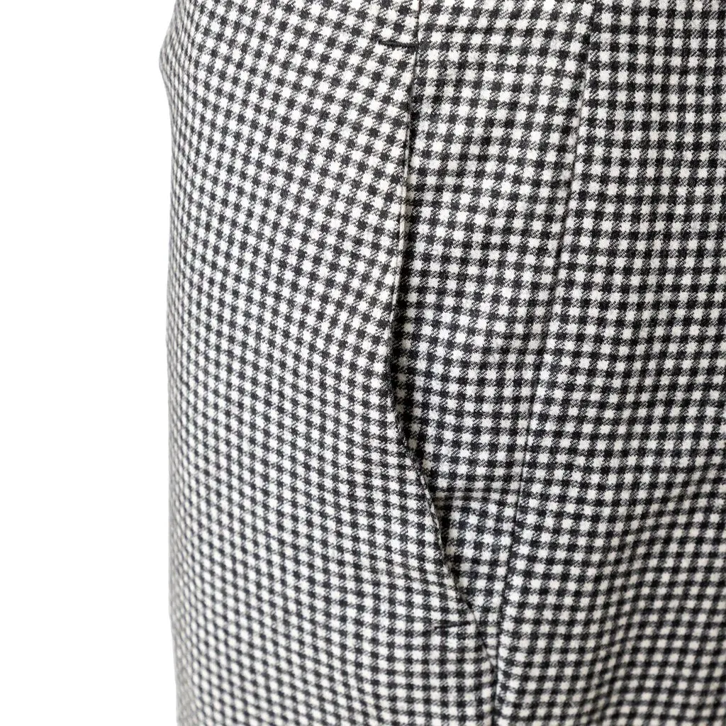 Moschino Cheap and Chic Plaid Trousers - '00s Red Good - Model View