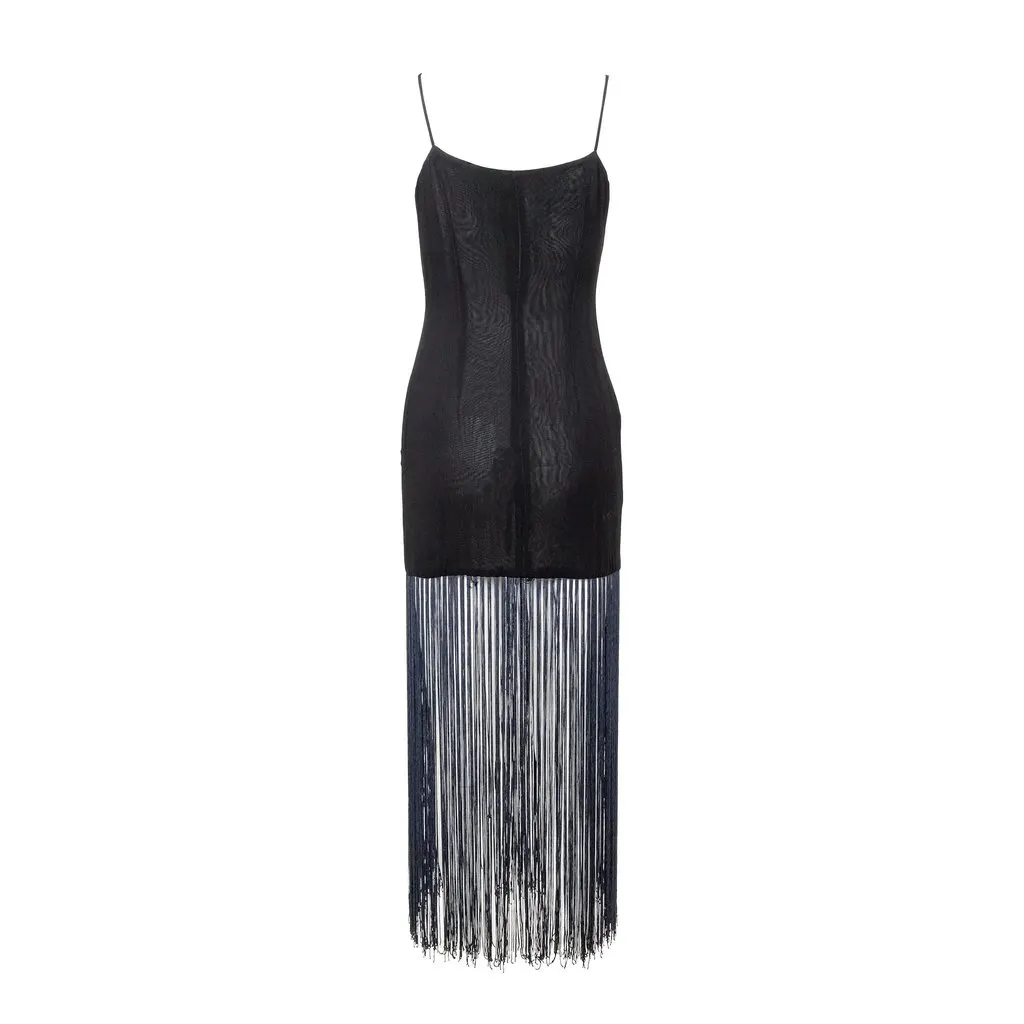 Dolce & Gabbana Embellished Lace Dress - '90s Black Lace Good - Box View