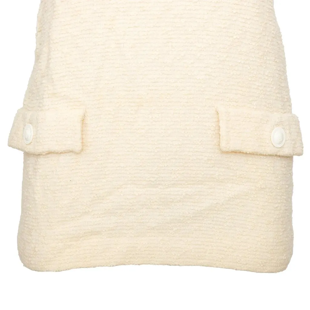 Gianni Versace Couture Wool Mini Dress - '90s Beige Wool Good - Box View