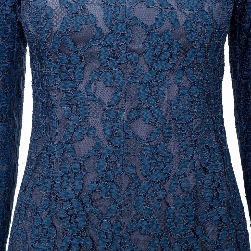 Dolce & Gabbana Lace Dress - '10s Blue Lace Good - Box View