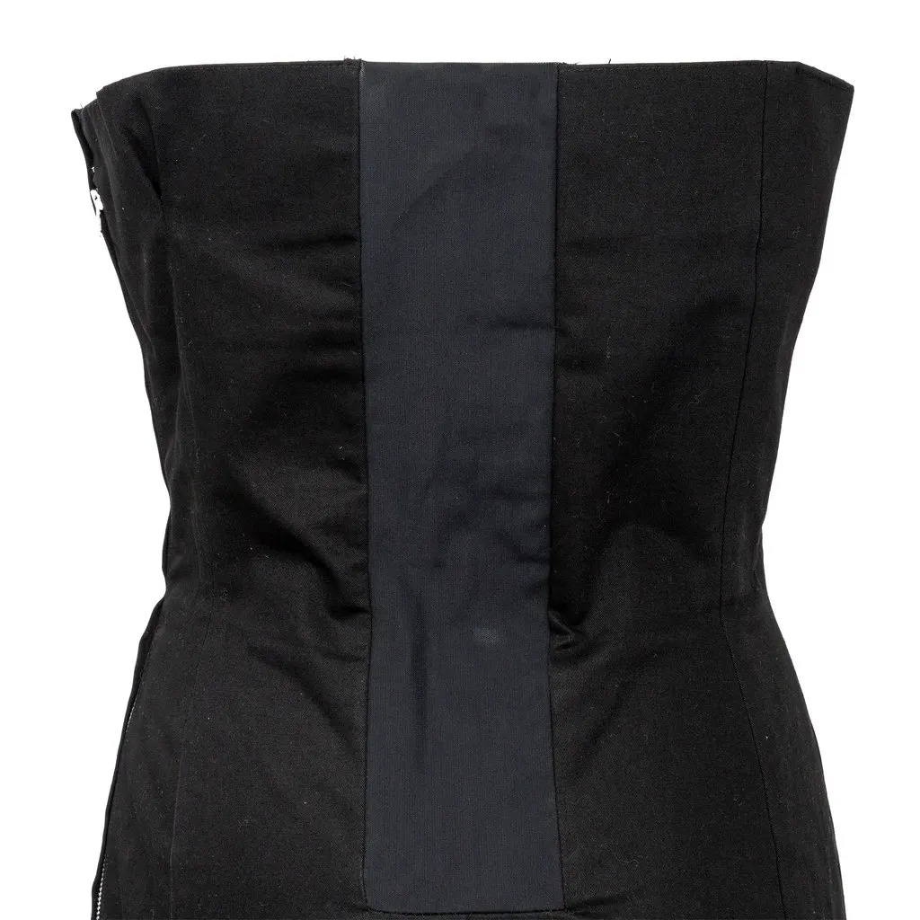 Yohji Yamamoto Strapless Dress - '90s MultiColor Cotton Good - Box View