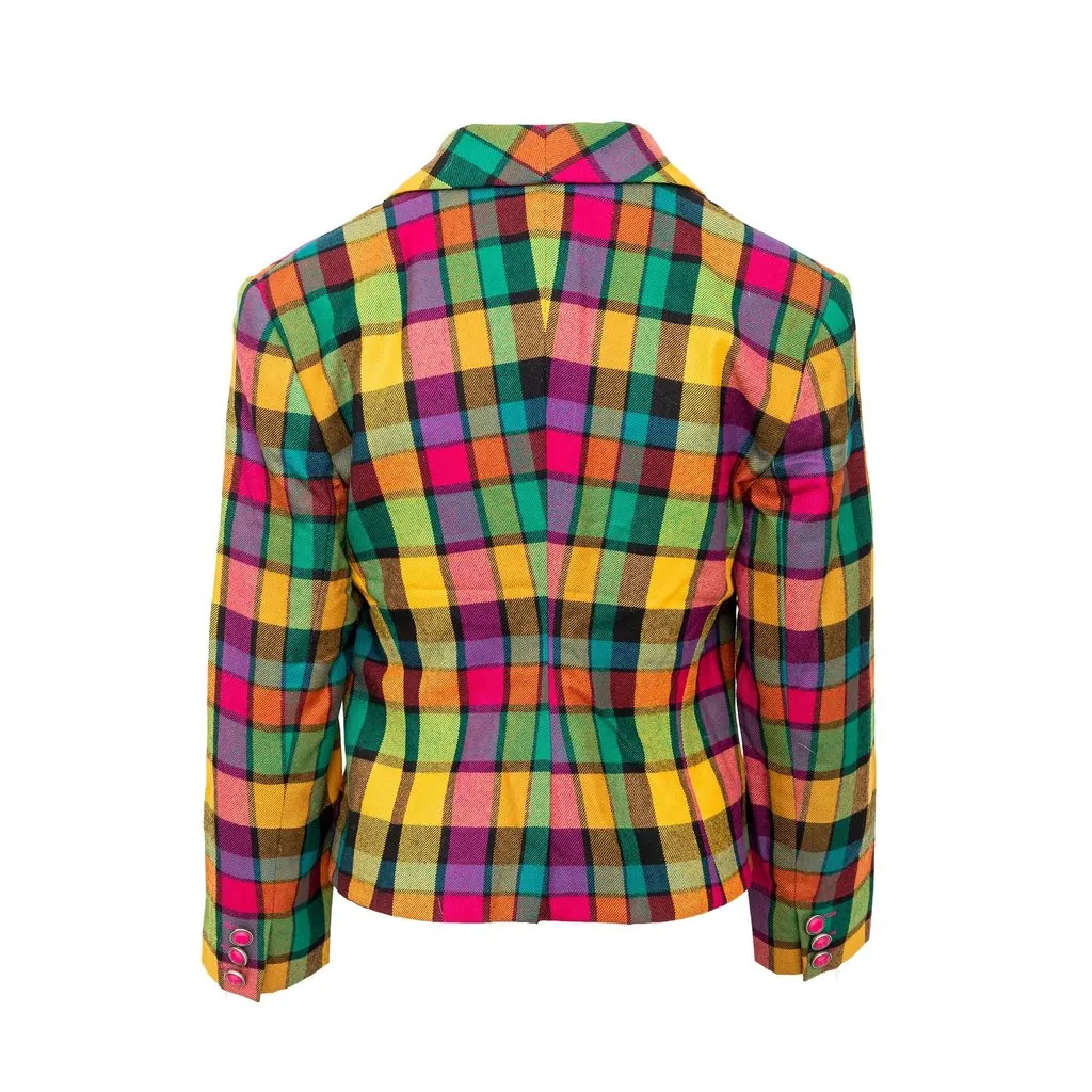 Versace Versus Plaid Set - '90s Pink Wool Good - Box View