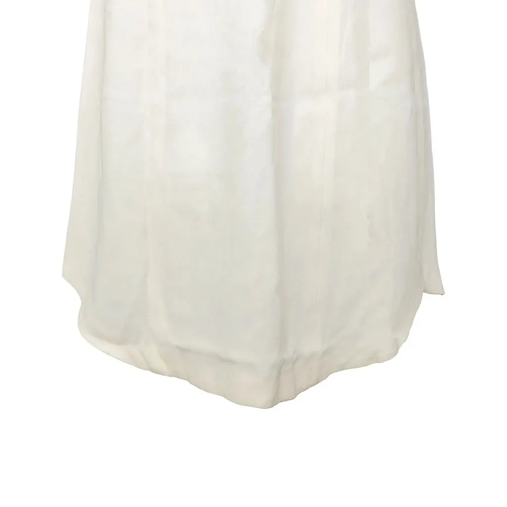 Emporio Armani Halter Mini Dress - '10s White Good - Model View