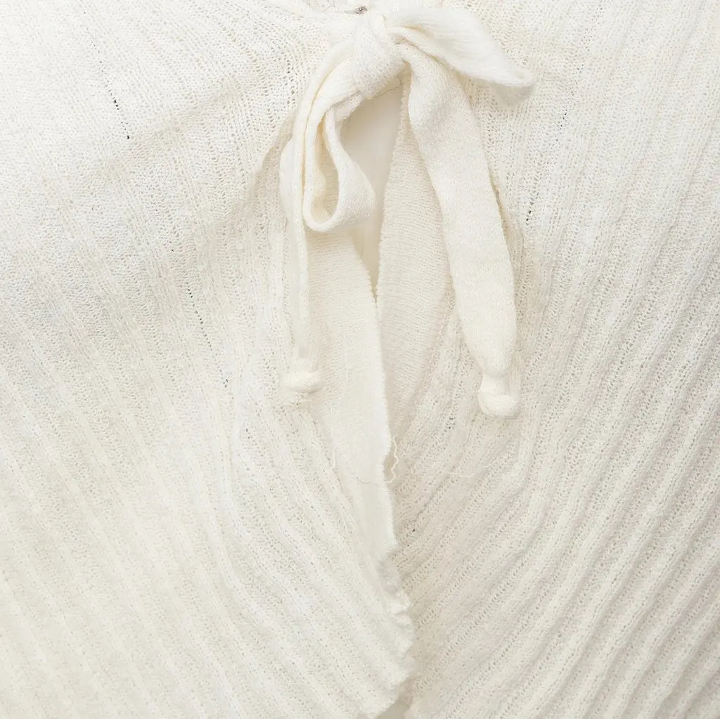 Romeo Gigli G Gigli Knit Cardigan - '90s White Good - Box View