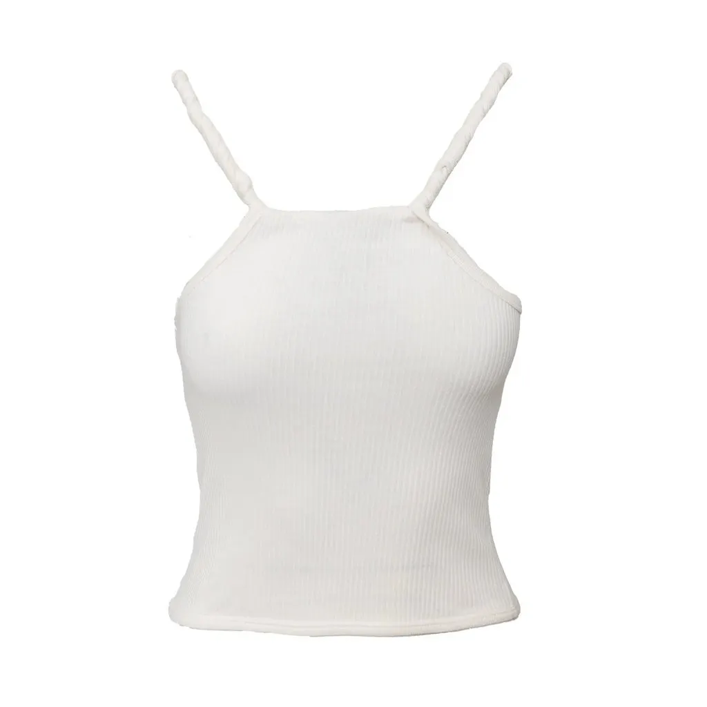 Alexander McQueen Tank Top - '10s MultiColor Cotton Good - Front View