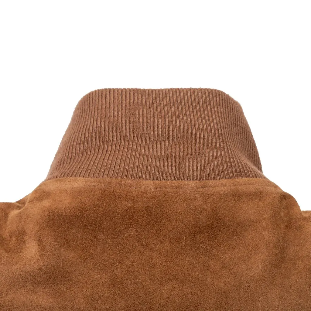 Unsigned Oriani Suede Jacket - '10s Brown Suede Good - Box View