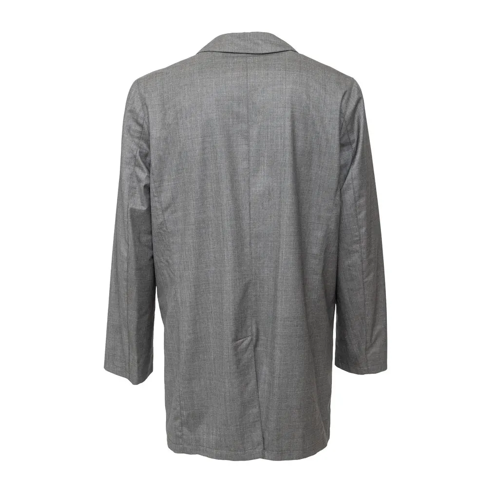 Unsigned FG Roma Wool Coat - '10s Grey Wool Good - Inside View