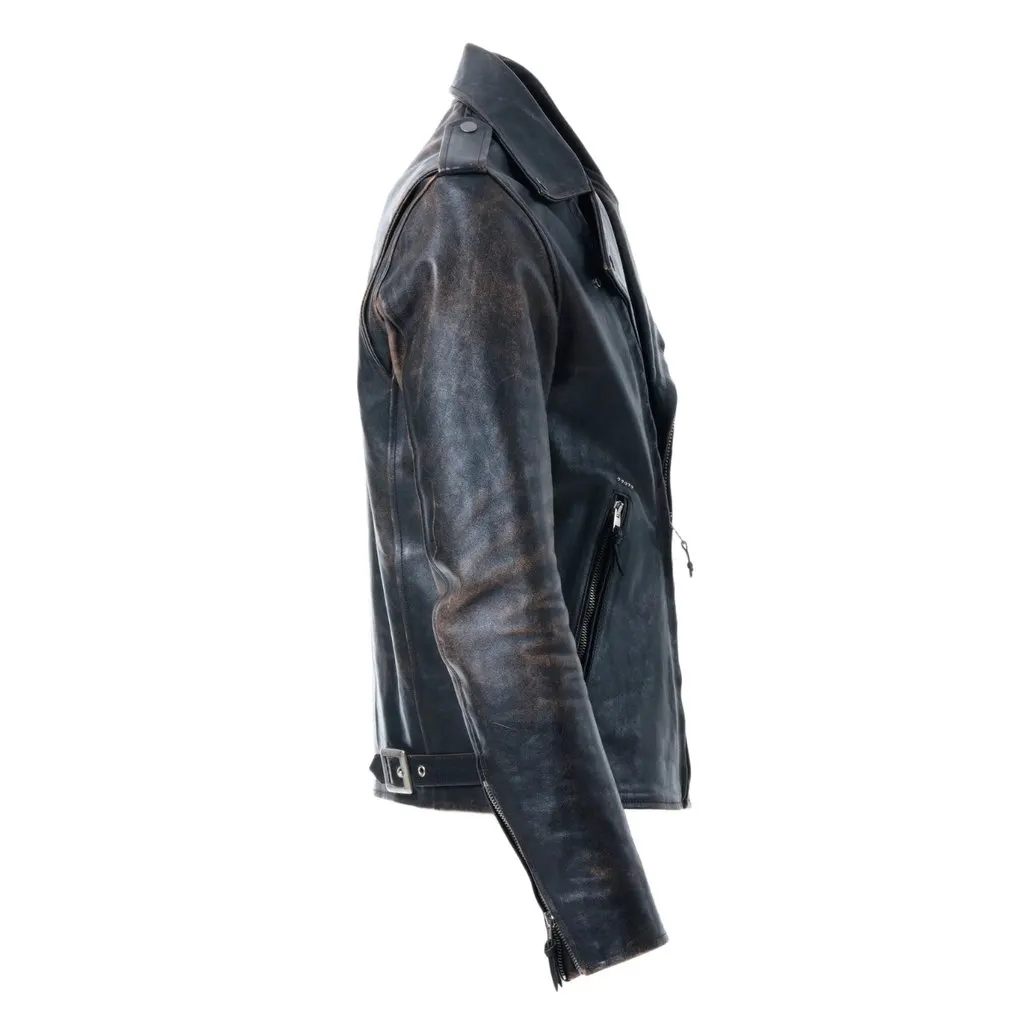 Unsigned Hollywood Trading Company Leather Jacket - '10s Red Leather Good - Back View