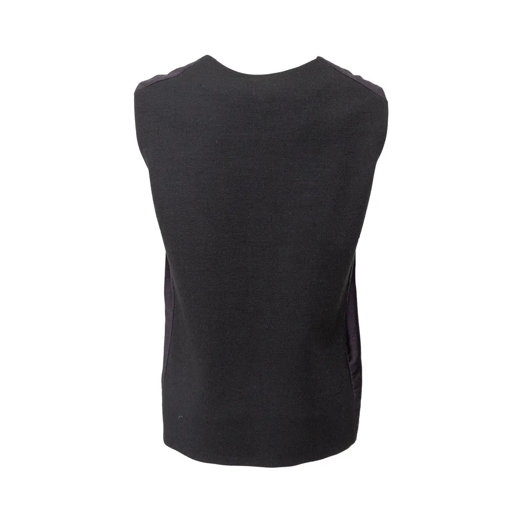 Jil Sander Wool Top - '10s Navy Wool Good - Back View