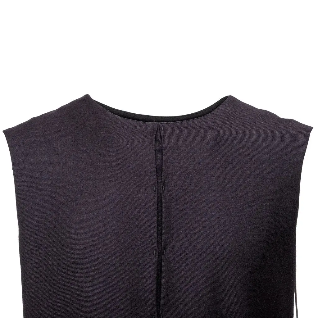 Jil Sander Wool Top - '10s Navy Wool Good - Inside View