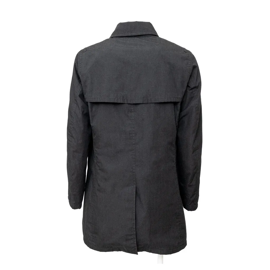 Prada Short Trench - '10s Grey Good - Inside View