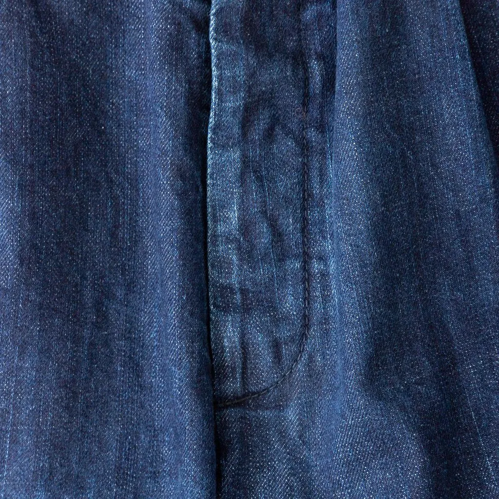 Unsigned Denim Trousers - '20s Blue Denim Good - Box View