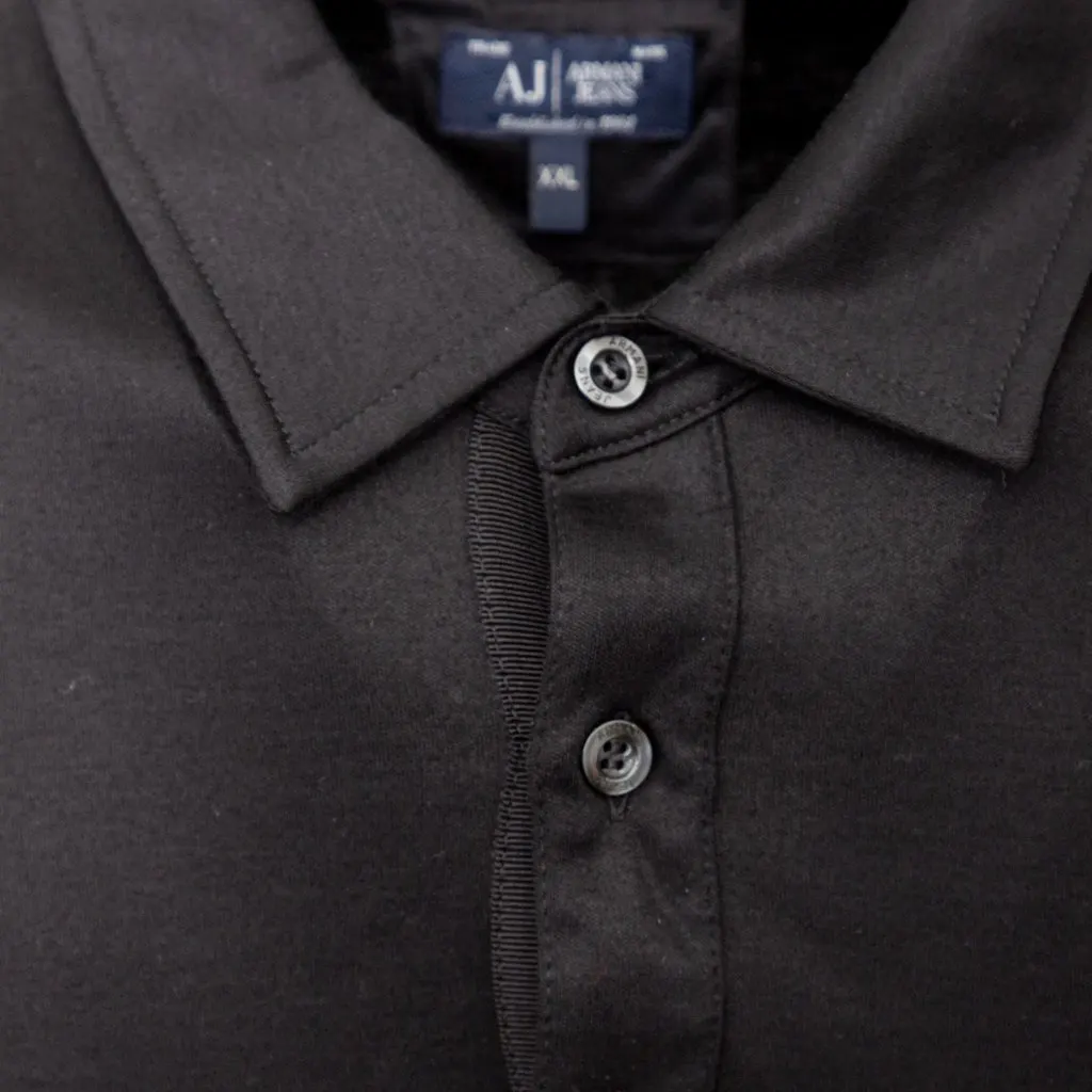 Armani Jeans Jeans Polo T-shirt - '10s Black Good - Box View