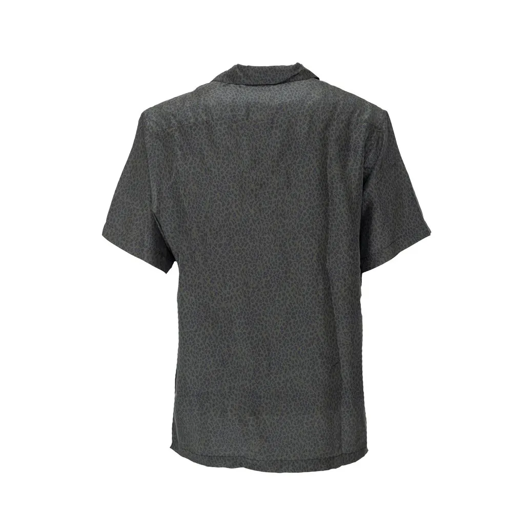 Supreme Leopard Silk Shirt - '20s MultiColor Silk Good - Back View