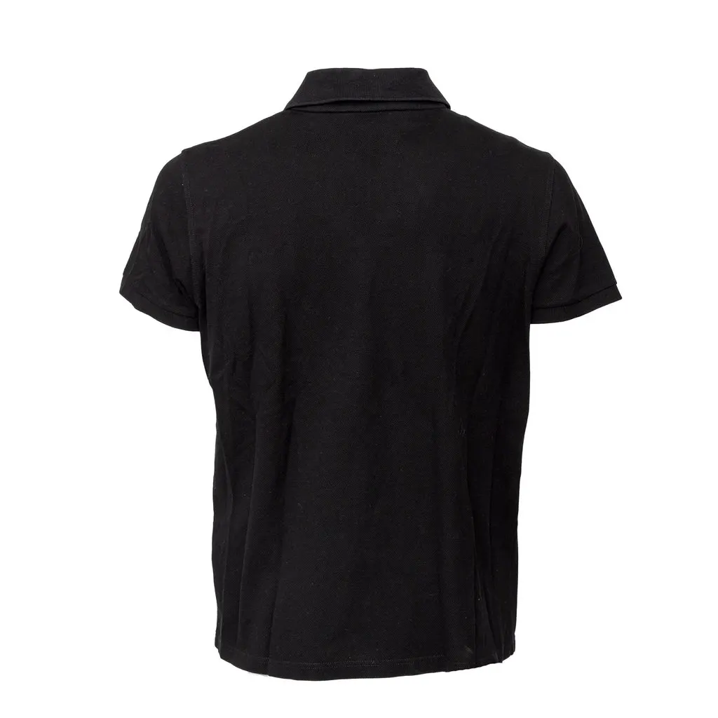 Saint Laurent Polo T-shirt - '10s Black Cotton Good - Back View