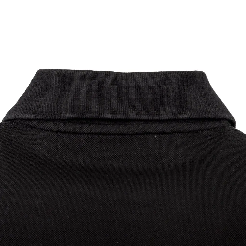 Saint Laurent Polo T-shirt - '10s Black Cotton Good - Model View