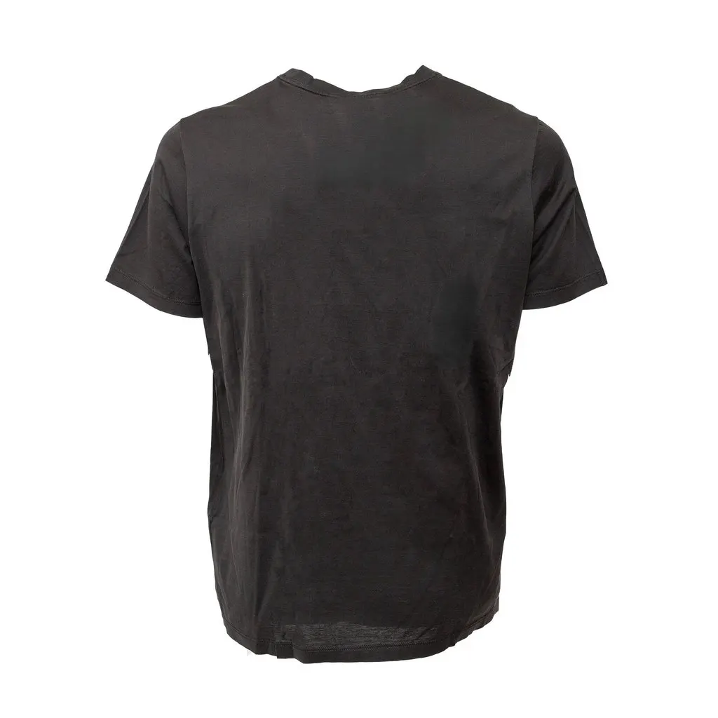 Prada Cotton T-shirt - '20s Grey Cotton Good - Back View
