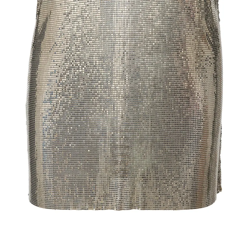 Unsigned Fausto Pugliesi Metallic Dress - '00s Gold Good - Box View