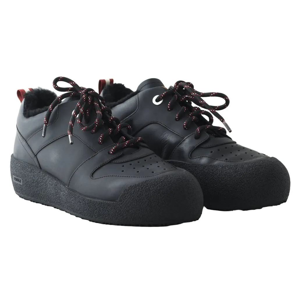 Bally Cuvio Fur Lining Sneaker - '10s Black Leather Good - Inside View