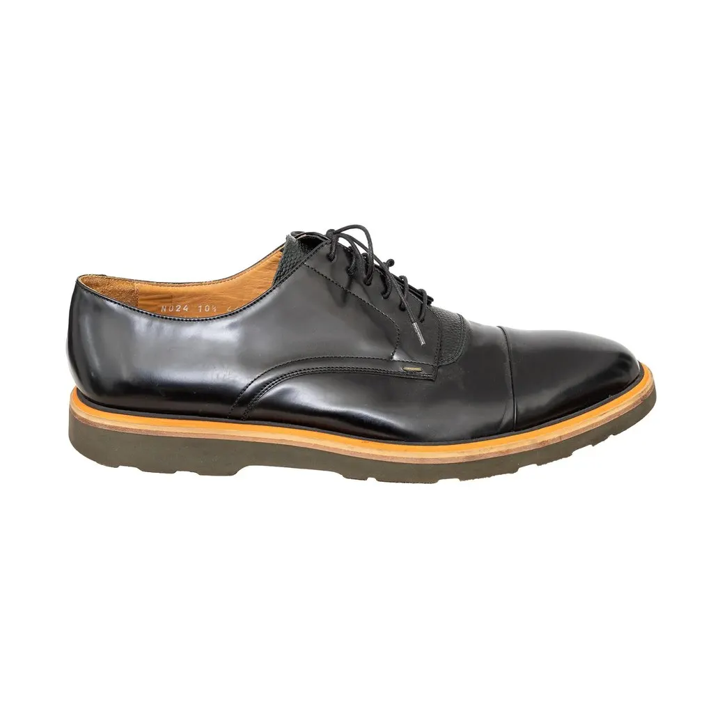 Paul Smith Oxford Shoes - '10s Black Leather Good - Front View