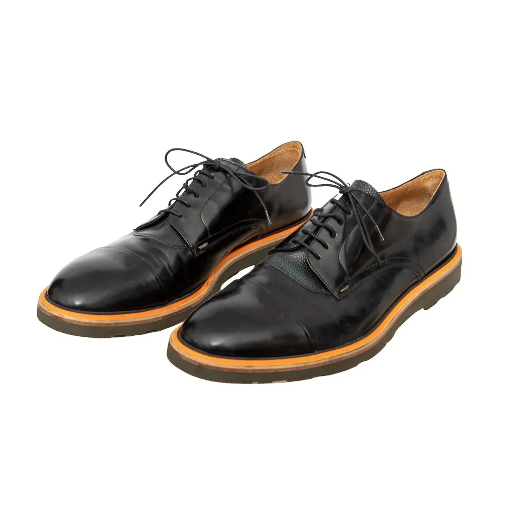 Paul Smith Oxford Shoes - '10s Black Leather Good - Model View