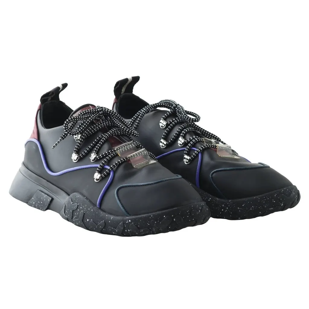 Bally Gady Low Top Sneakers - '10s Black Leather Good - Inside View