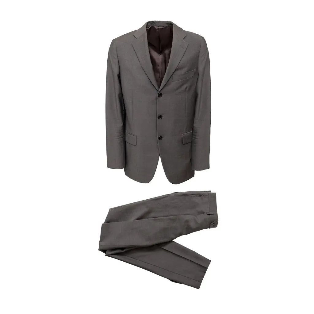Unsigned Davide Cenci Sartorial Suit - '10s Grey Wool Good - Front View